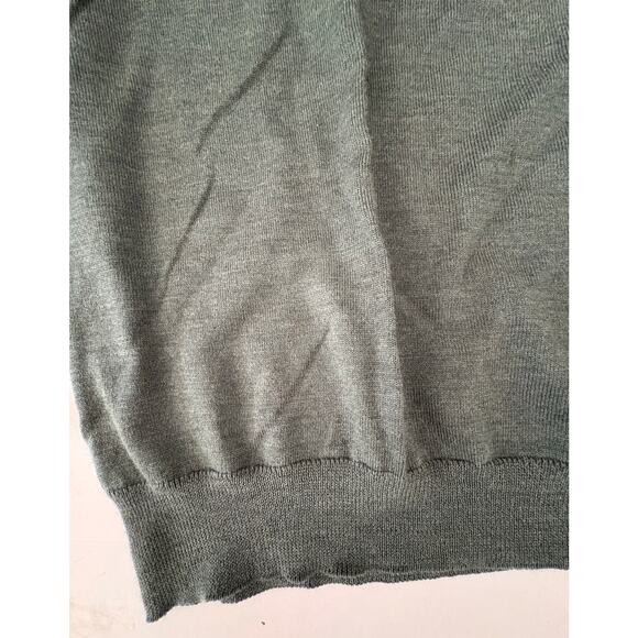 Toscano cashmere green crewneck xxl Men’s long sleeve - Picture 6 of 8